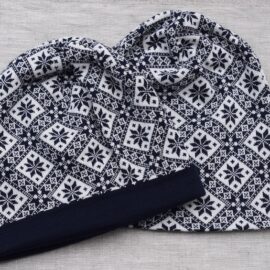 Müts must-valge – koopia